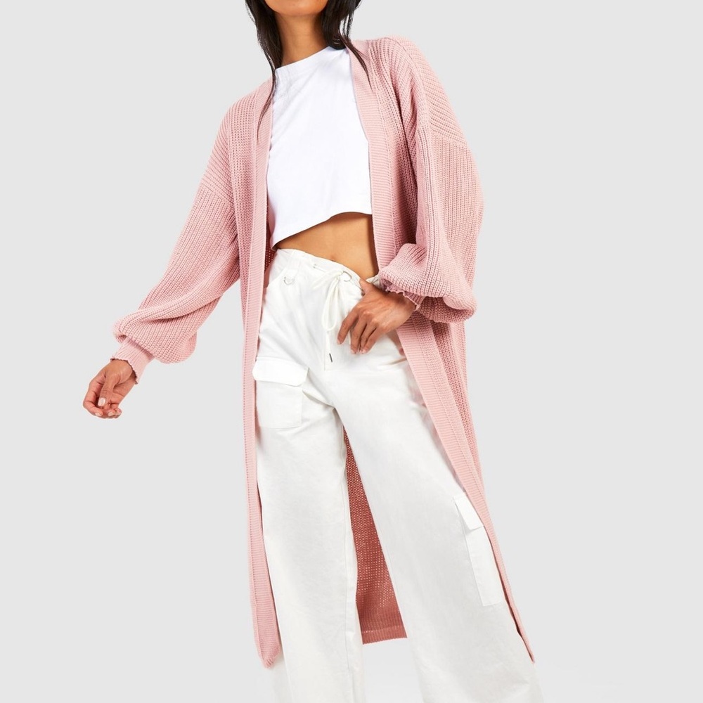 Pink oversized Caridigan